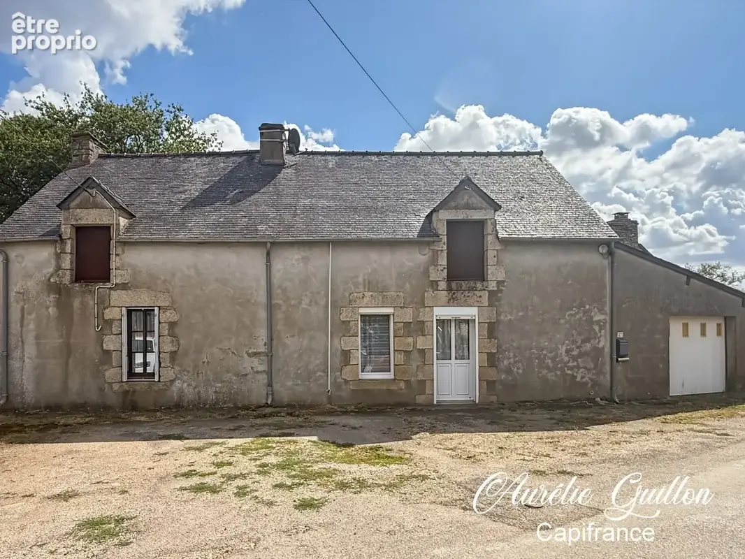 Le Roc-Saint-André – Maison en pierre 5 pièces 80 m2 avec beau potentiel - photo 20