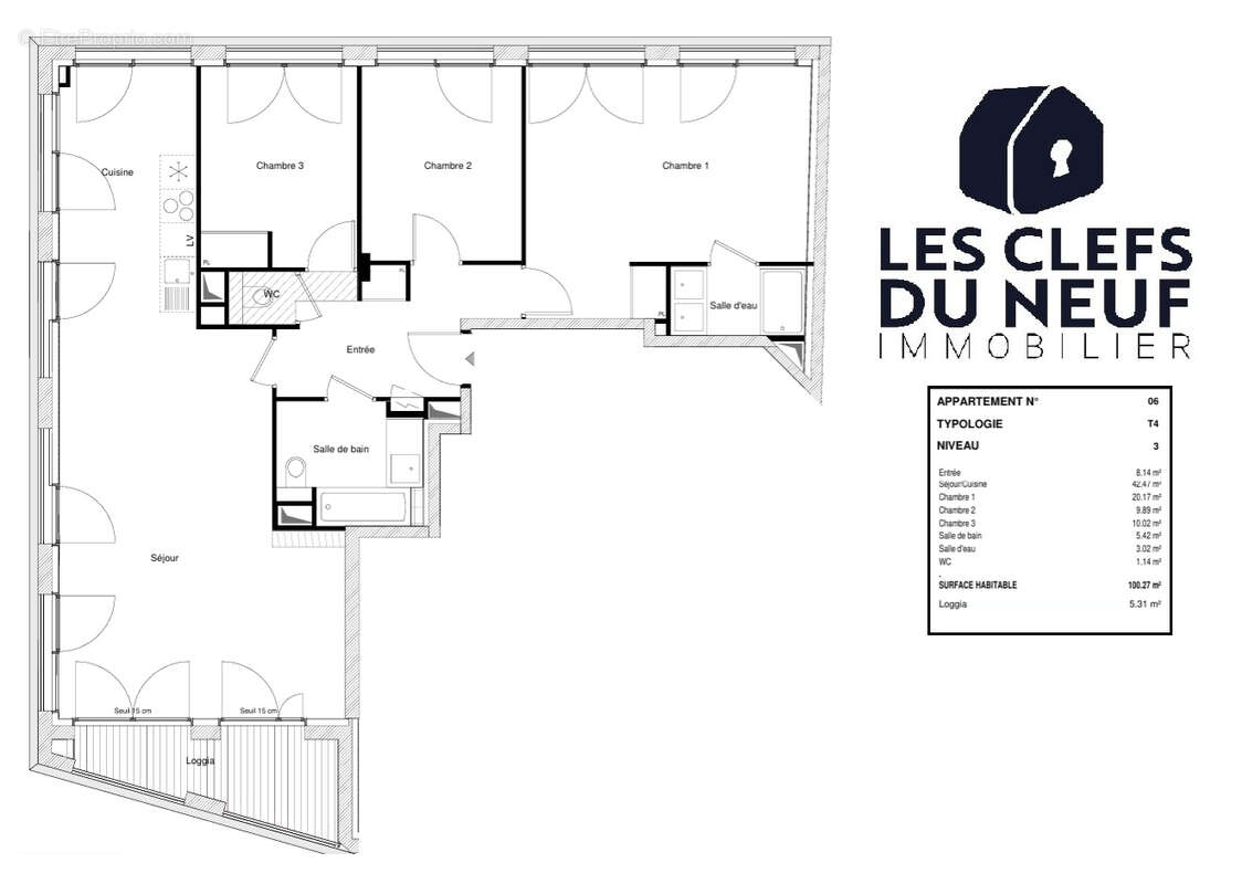 Appartement à PARIS-12E