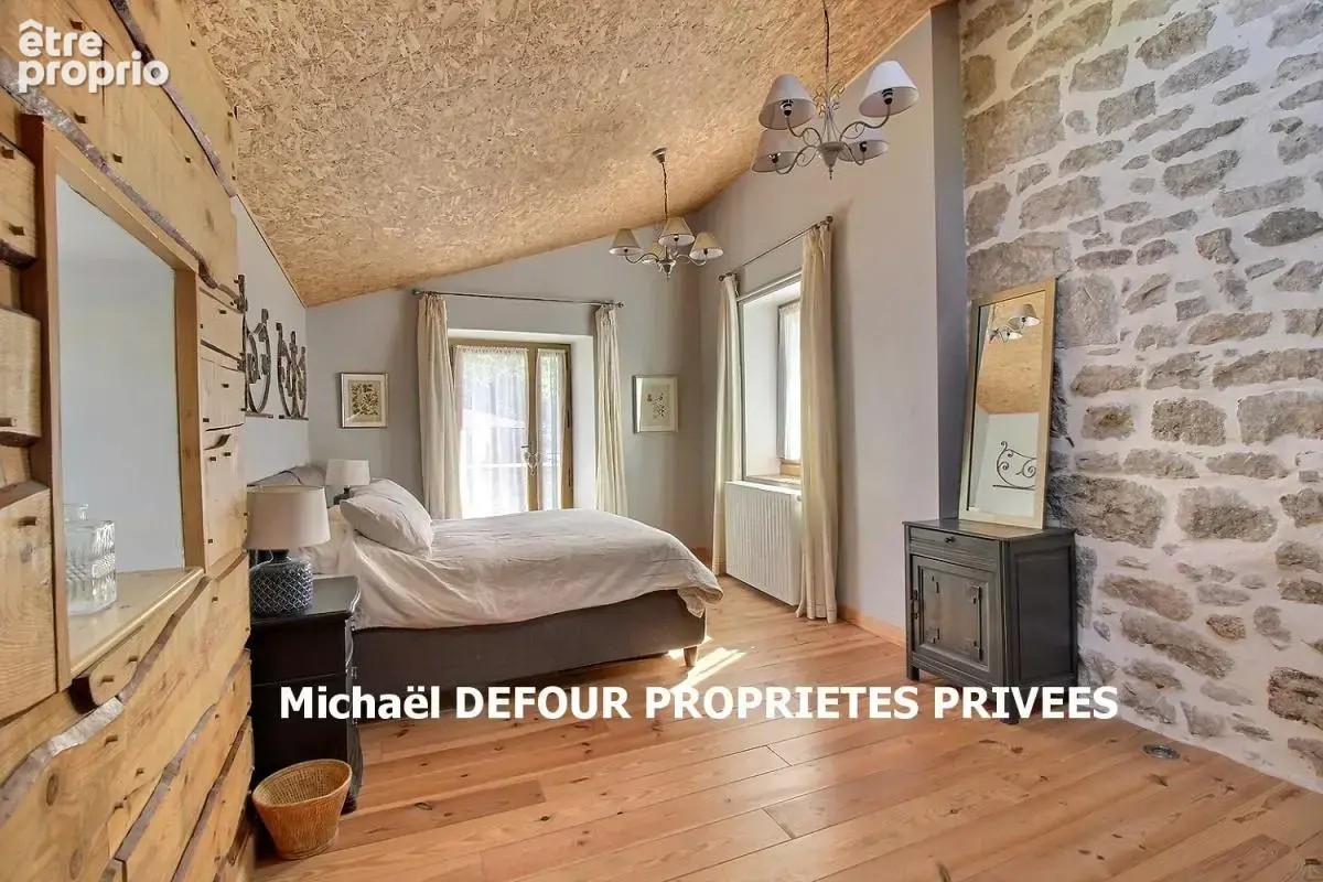 Les Villettes 43600 maison en pierre d'environ 122 m² habitables 3 chambres avec espace bureau sur environ 300 m² de terrain - photo 8