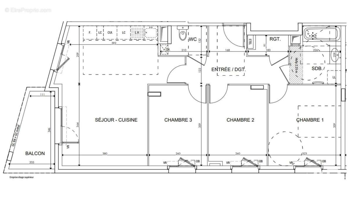 Appartement 73 m² à Vichy  - photo 4