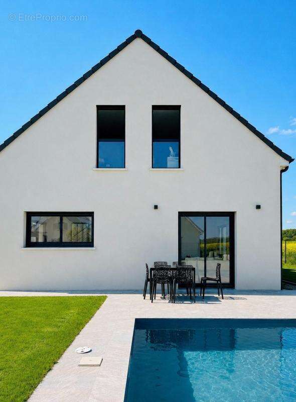 Commune d'AISEREY Maison norme PMR neuve à vendre 6 pièces avec piscine - photo 3