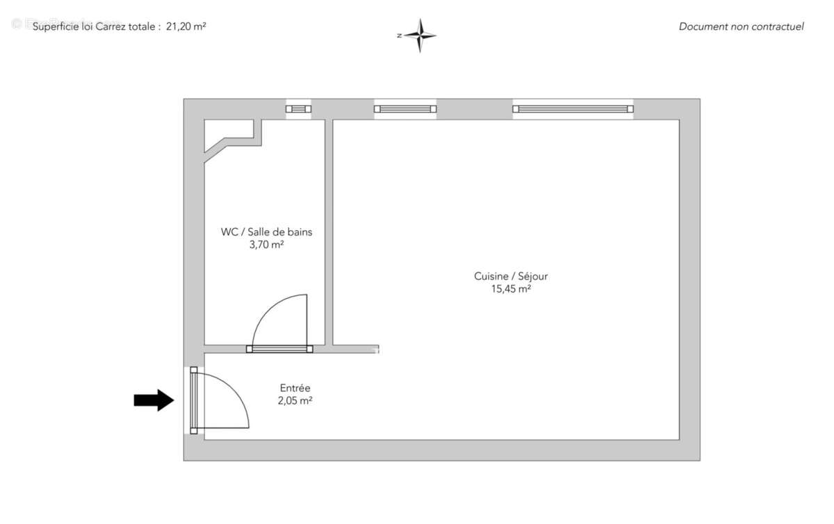 Appartement à PARIS-18E