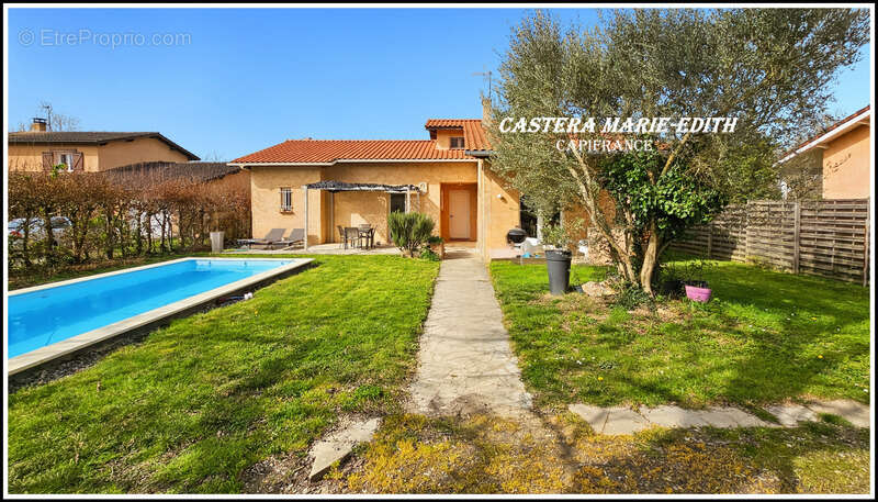 Maison PLAIN-PIED 110,23 M² - 6 pièces - 3 chambres + Mezzanine -Garage - Piscine neuve - PARCELLE 949 M² SEGOUFIELLE (32) - photo 4