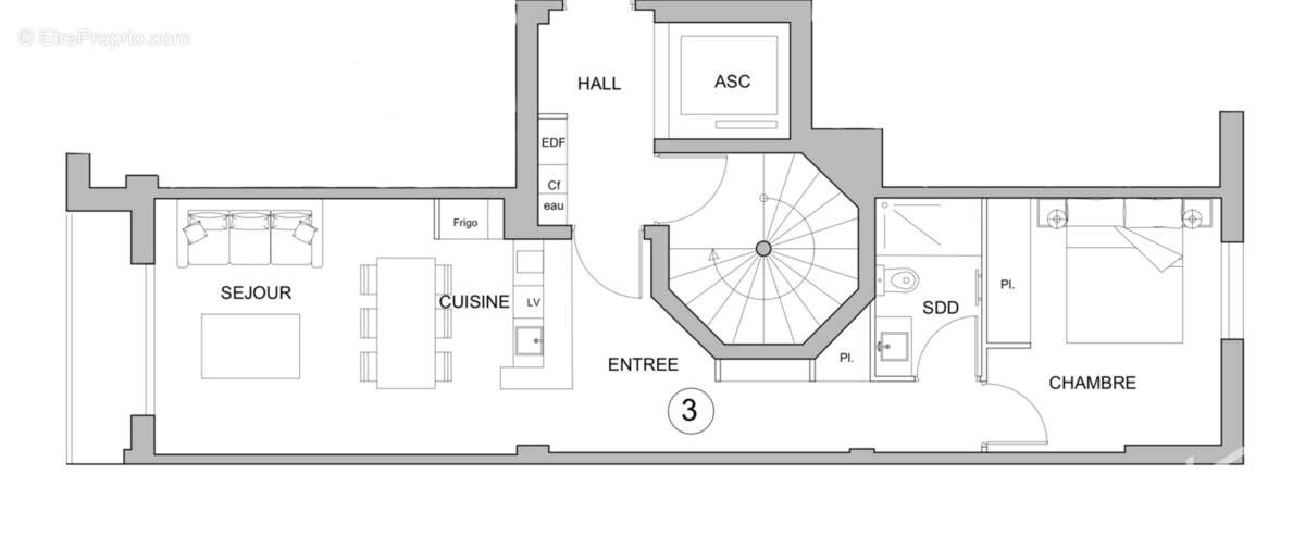 Appartement à BORDEAUX
