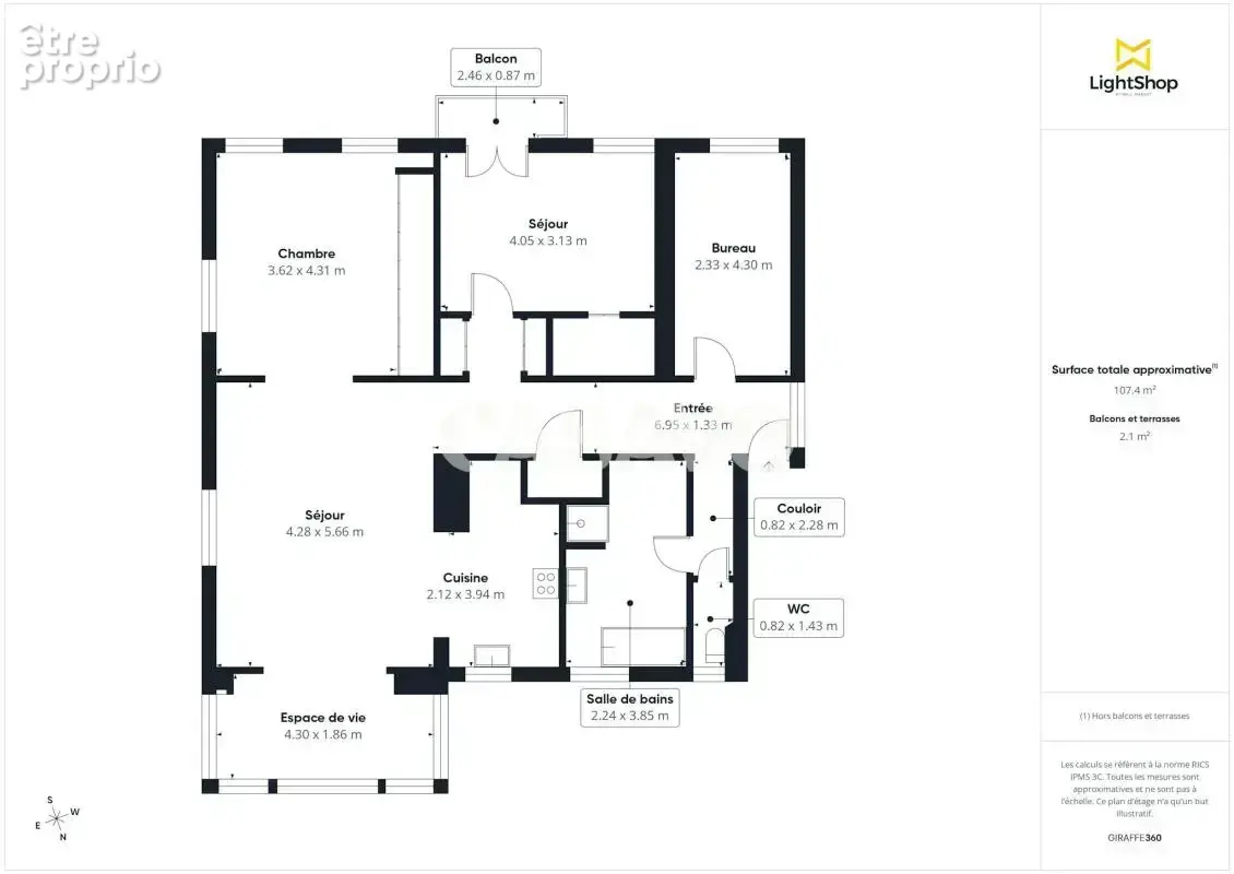 Vente Appartement 5 pièces de 106m² - 67100 Strasbourg - photo 15