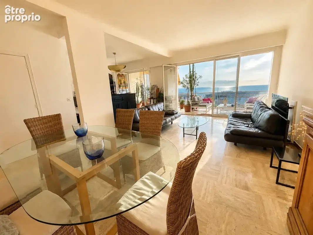 Magnifique 2/3 pièces de 78 m2   Vue mer panoramique   Terrasse   Bas Fabron - photo 2