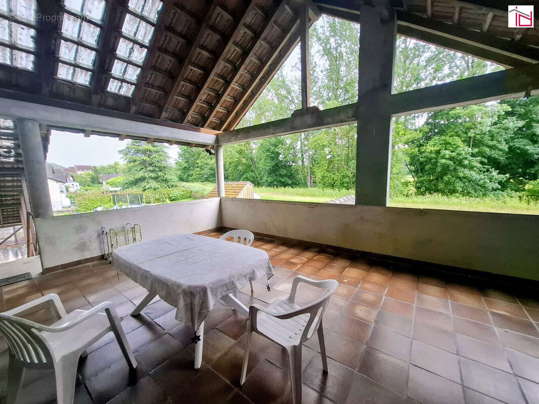 terrasse - Maison à ILLFURTH