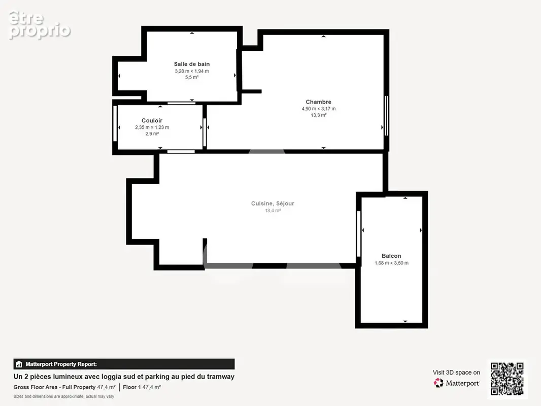 Appartement de deux pièces avec loggia et parking à Colombes - photo 9