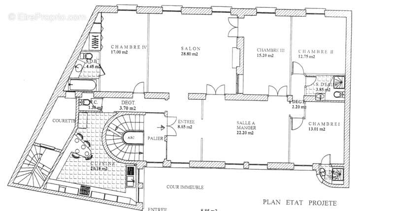 Appartement à PARIS-8E