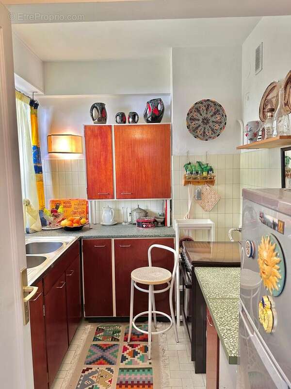 Cuisine  - Appartement à VILLEFRANCHE-SUR-MER