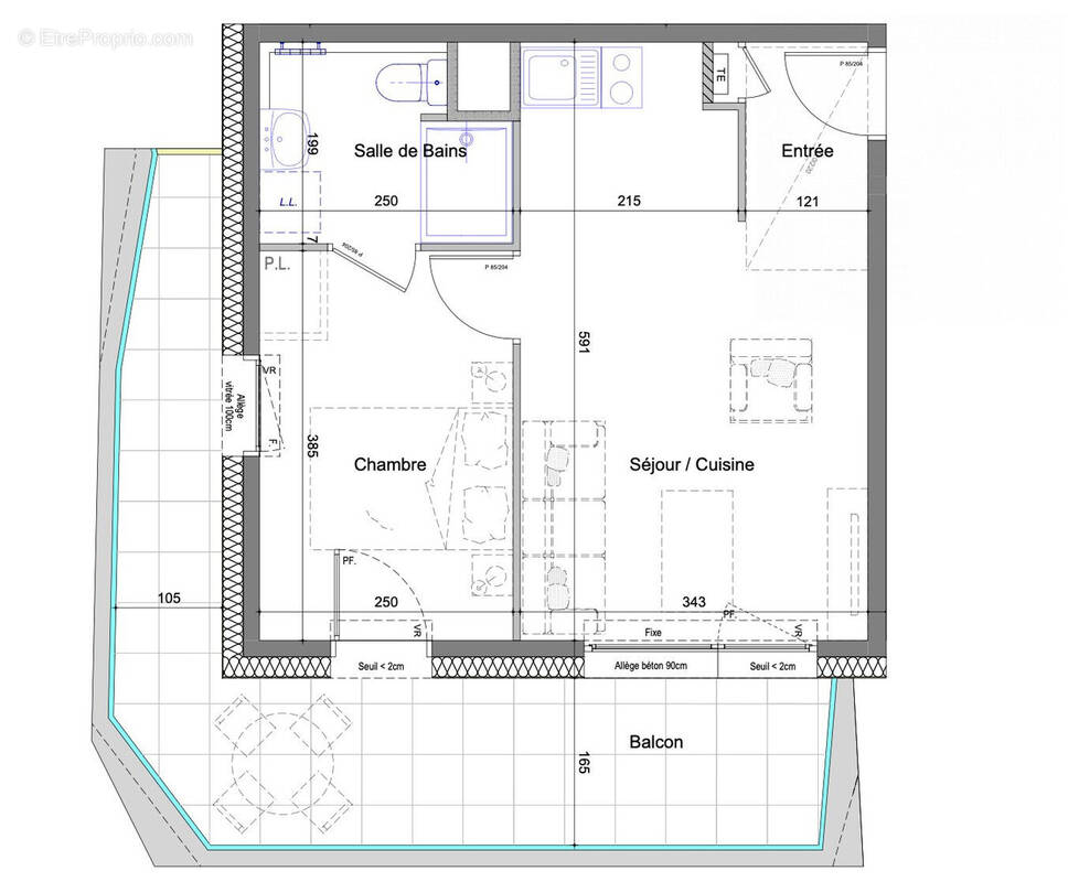 Appartement à THONON-LES-BAINS