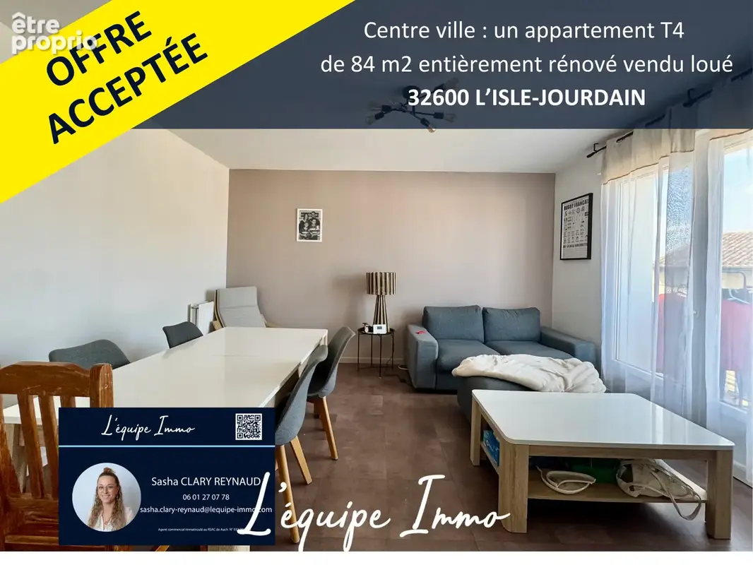 Appartement à L'ISLE-JOURDAIN