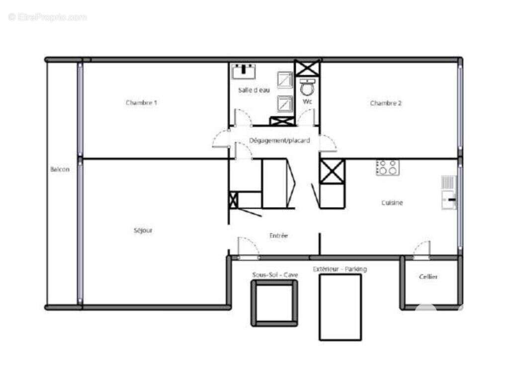 Photo 9 - Appartement à VELIZY-VILLACOUBLAY