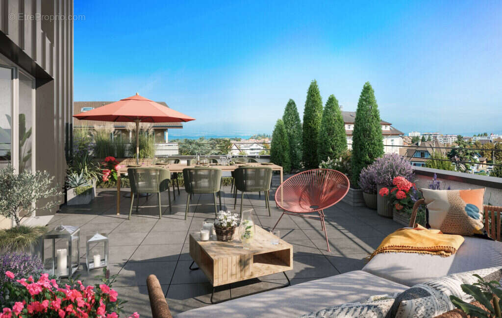 Appartement T4 de 84.62 m² au 4ème étage avec jardin suspendu - Thonon-les-Bains - photo 7