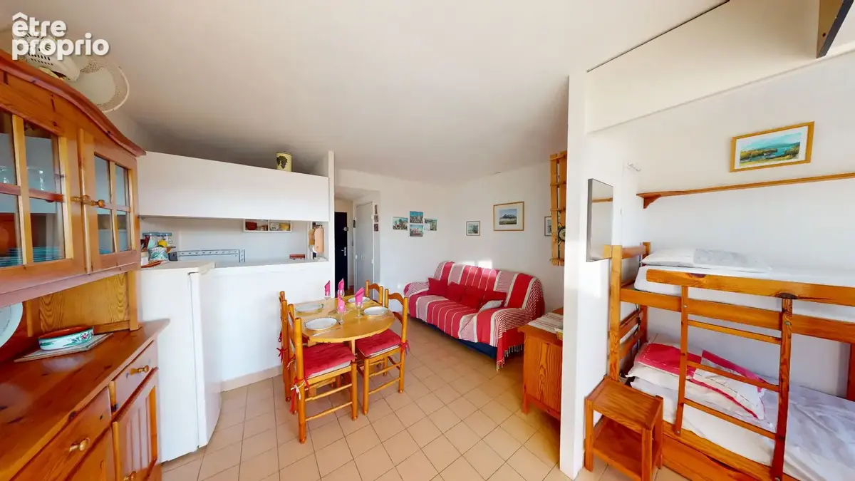 Studio cabine 26 m2  avec loggia - photo 6