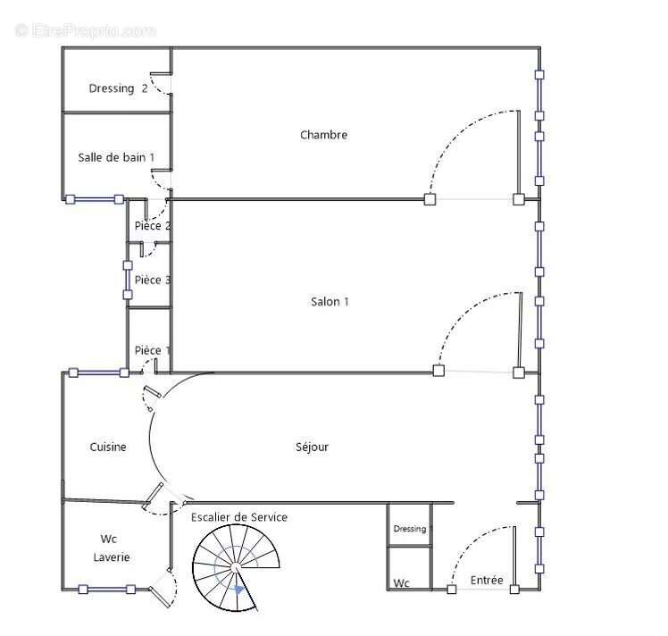 Appartement à PARIS-8E