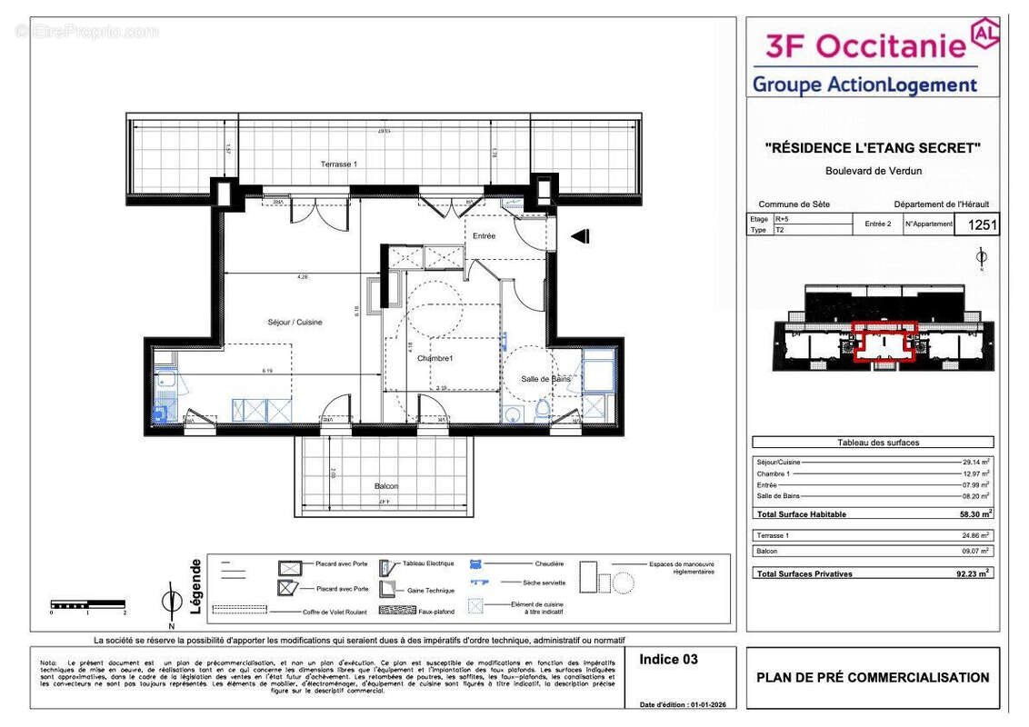 Appartement à SETE
