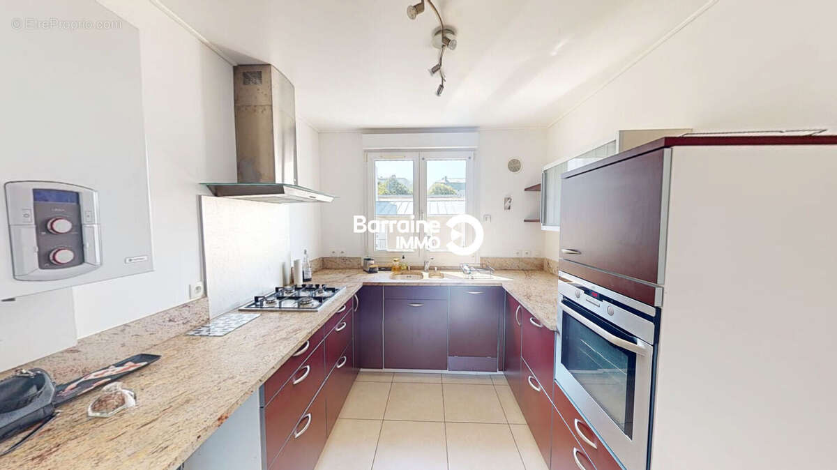A vendre brest corniche appartement t4 ascenseur balcon vue mer - photo 4