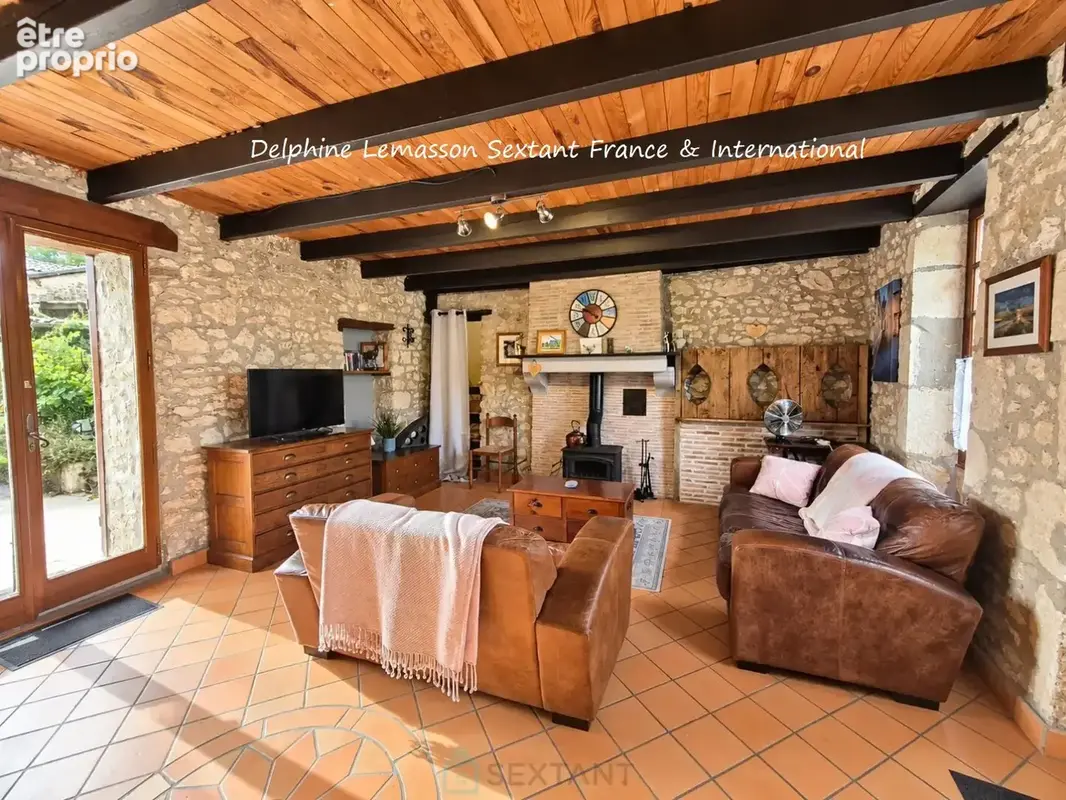 Maison en pierre avec piscine  idéale location saisonnière, proche Duras - photo 4