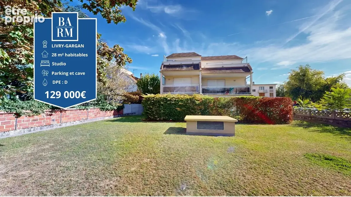Photo Appartement à Livry-Gargan au prix de 129 000€