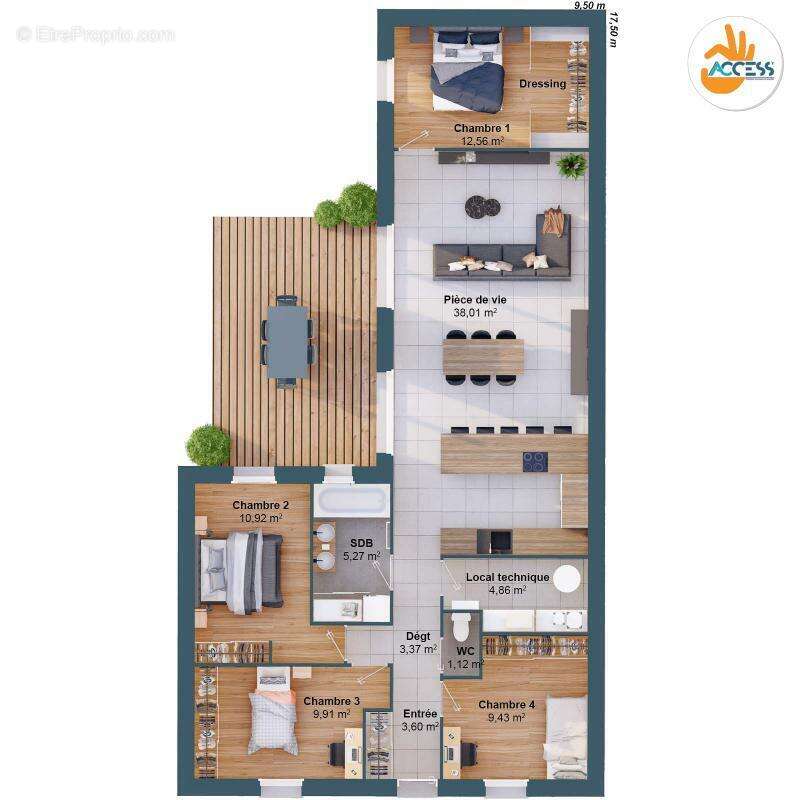 Maison à SAINT-JEAN-DU-CARDONNAY