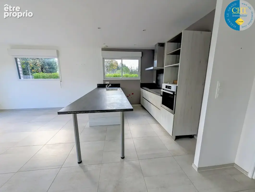 Maison de plain-pied en ossature bois (2017)   4 chambres à guer - bellevue (56380) avec cht immobilier - photo 7