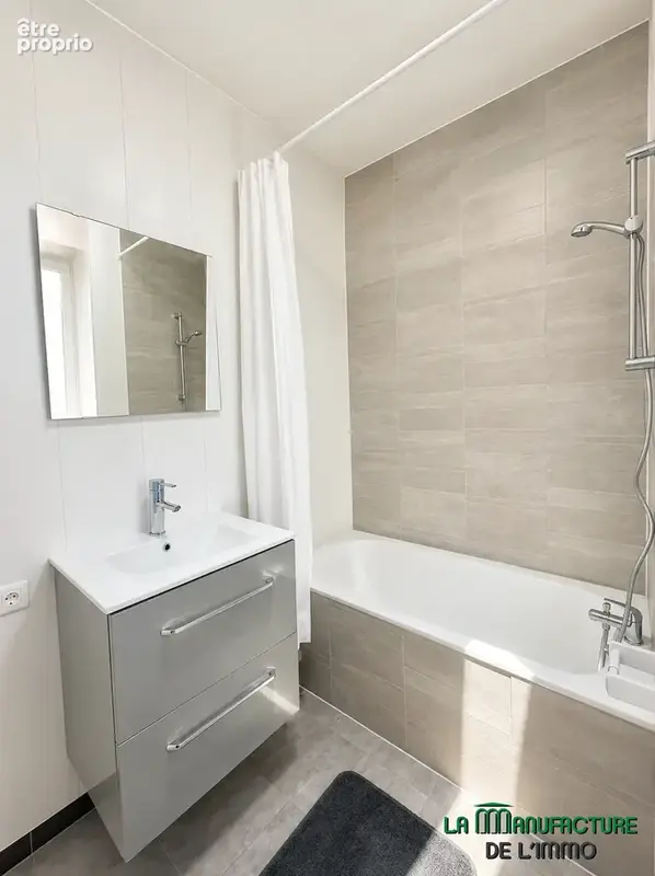 Grand t1 meublé 44 m2   rdc sur jardin intérieur   emile clermont   tennis club - fauriel - saint-étienne (421 - photo 9