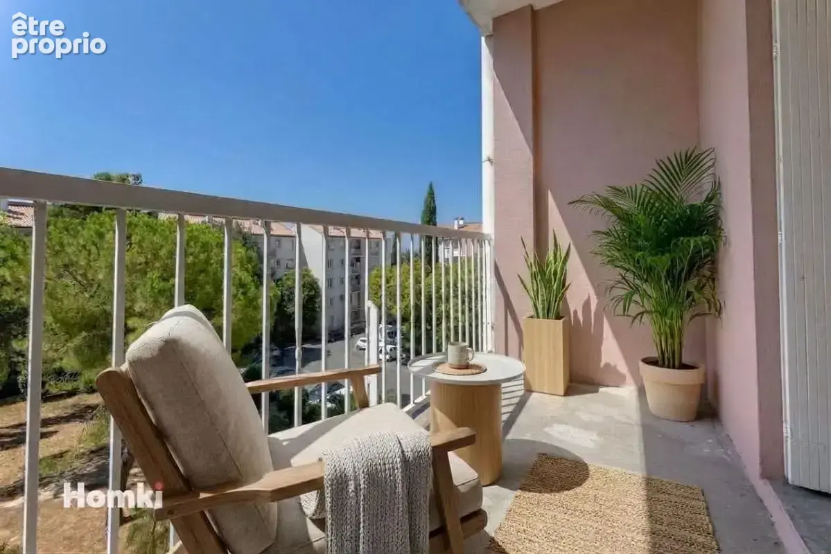 Montpellier chamberte / estanove – t3 évolutif t4  balcon + loggia + parking + cave  box possible - photo 9
