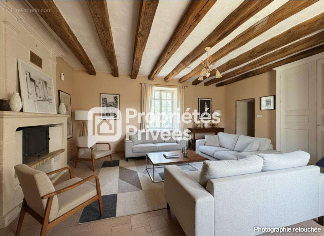 A VENDRE 37140 COTEAUX SUR LOIRE  Ingrandes de Touraine Maison/corps de ferme 95M² possibilité achat 10 000 M² chevaux - photo 6