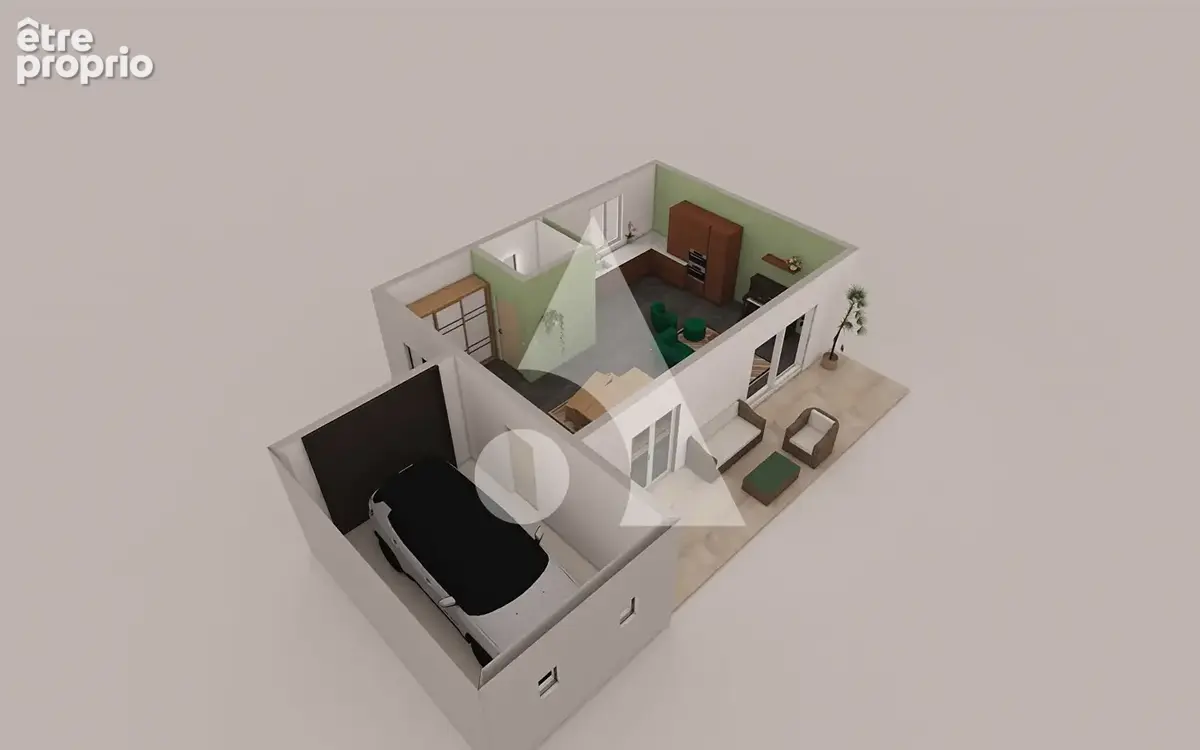 Prox Pertuis Maison T3 75,35 m2 hab avec terrasse, jardin et garage - photo 12