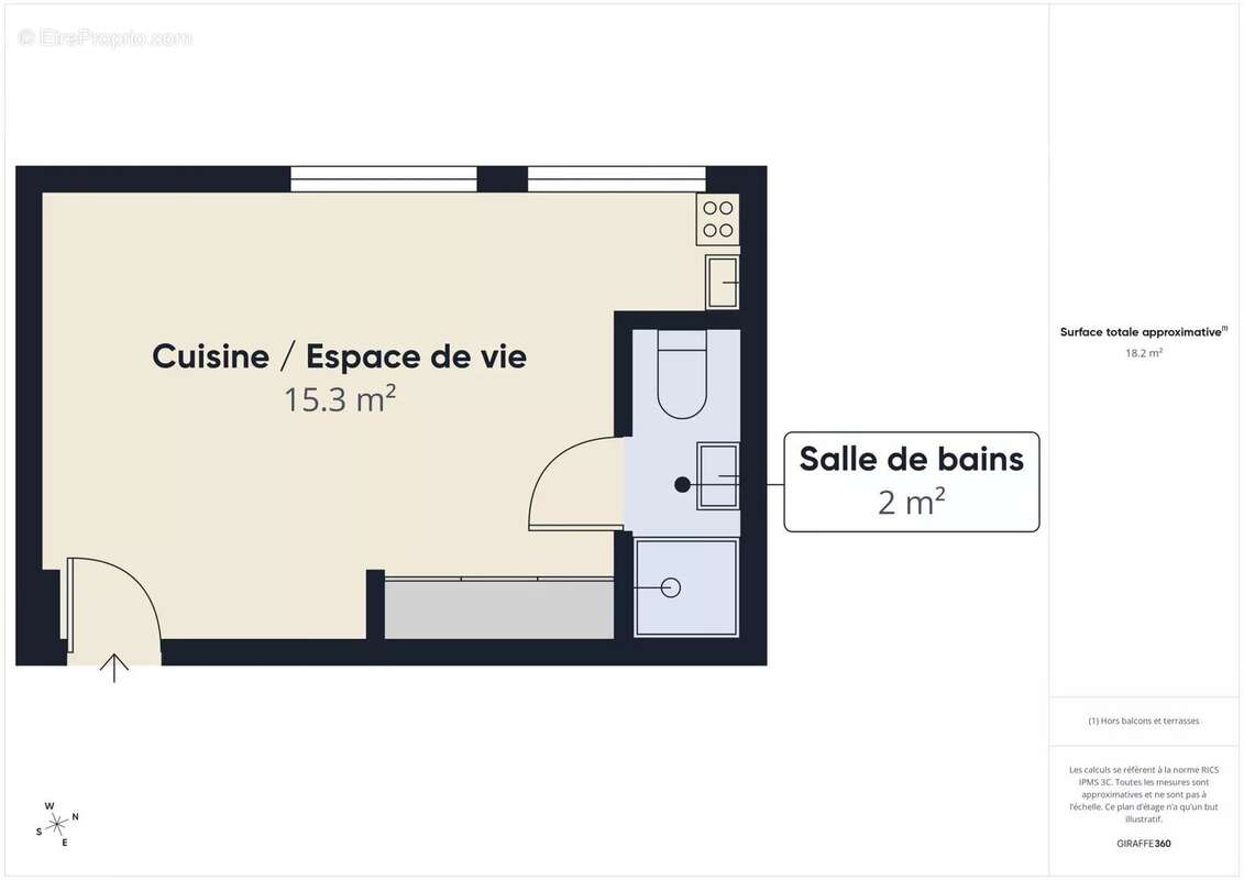 Appartement à LE RHEU