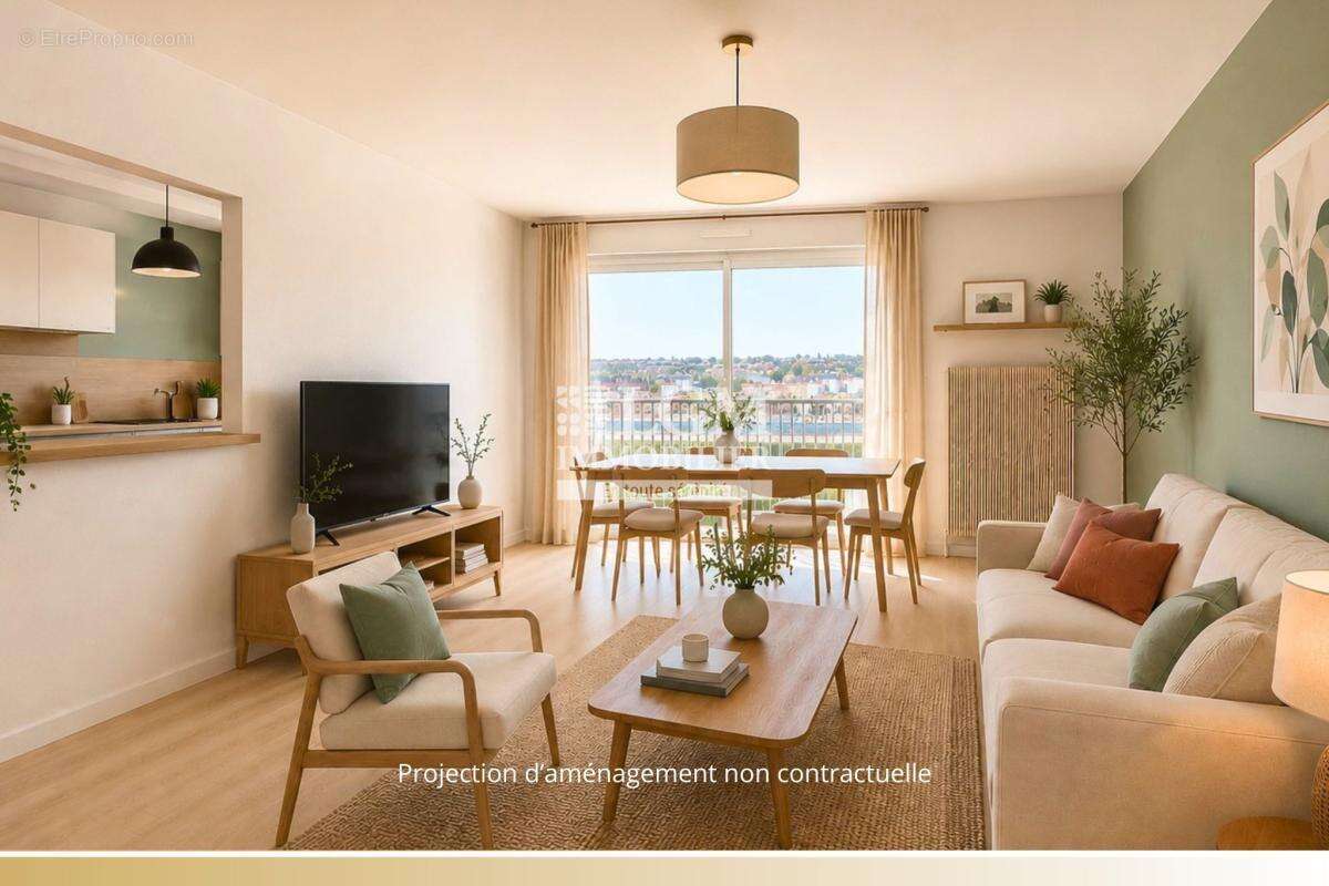 Dernier étage – vue dominante – 4 pièces de 89 m² – montpellier figuerolles - photo 3