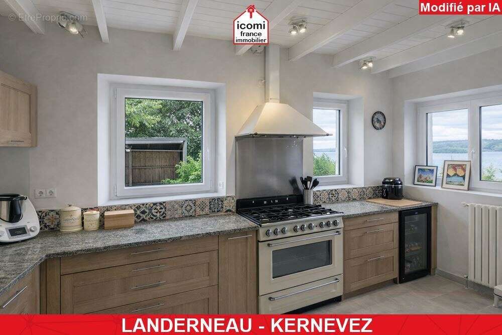 Finistere - landerneau (29800) - a vendre - propriete de 200m² - espace vie 100m² - 5 chambres - terrain 3000m² - coup de coeur  - photo 6
