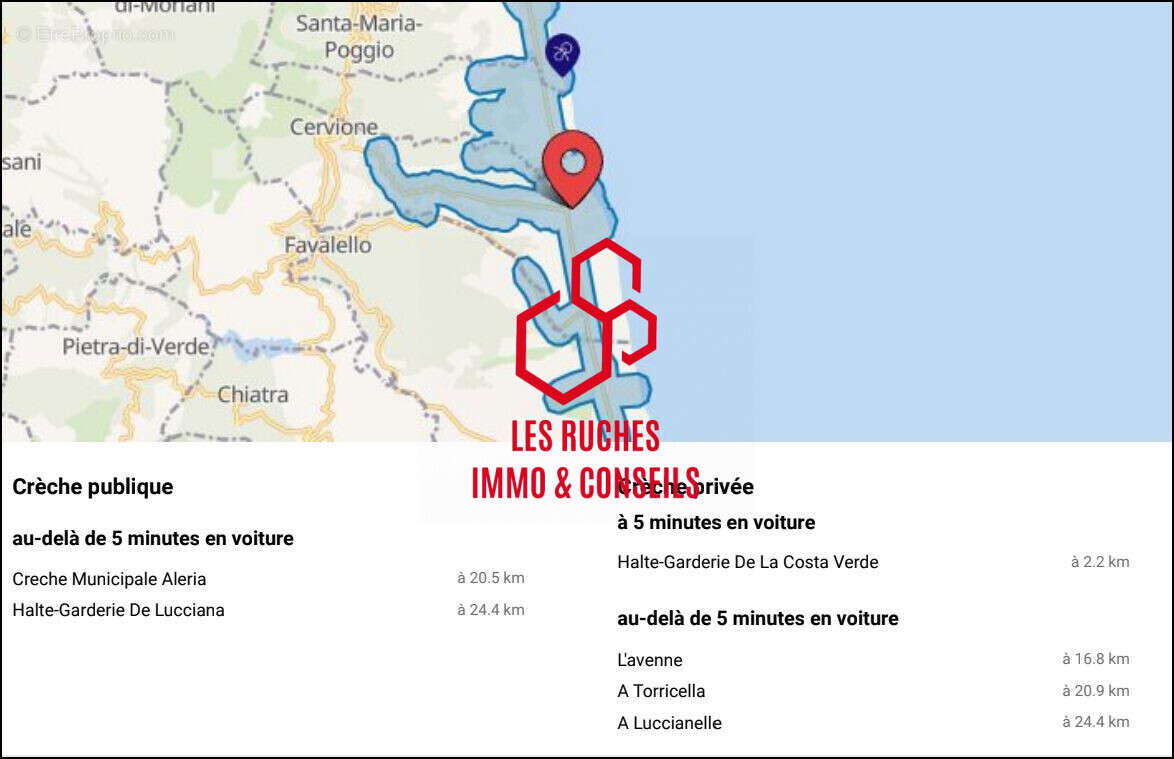 Appartement à CERVIONE