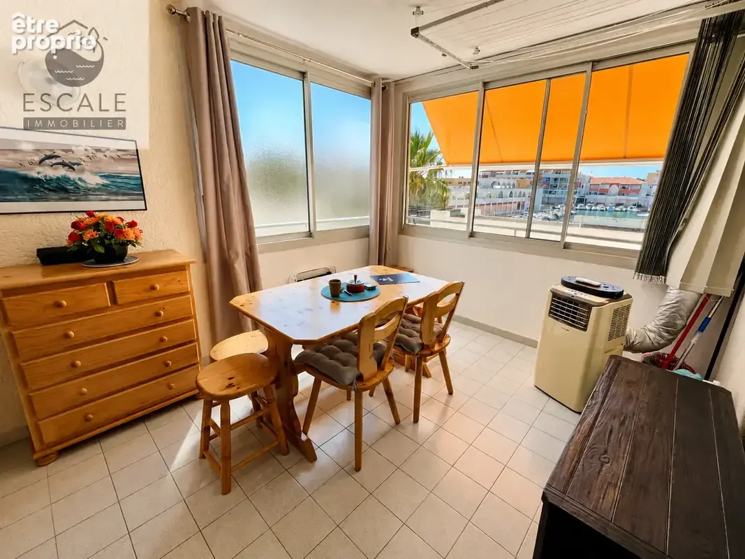 Vente grand type 2 vue marina quartier les quilles a sete - photo 2