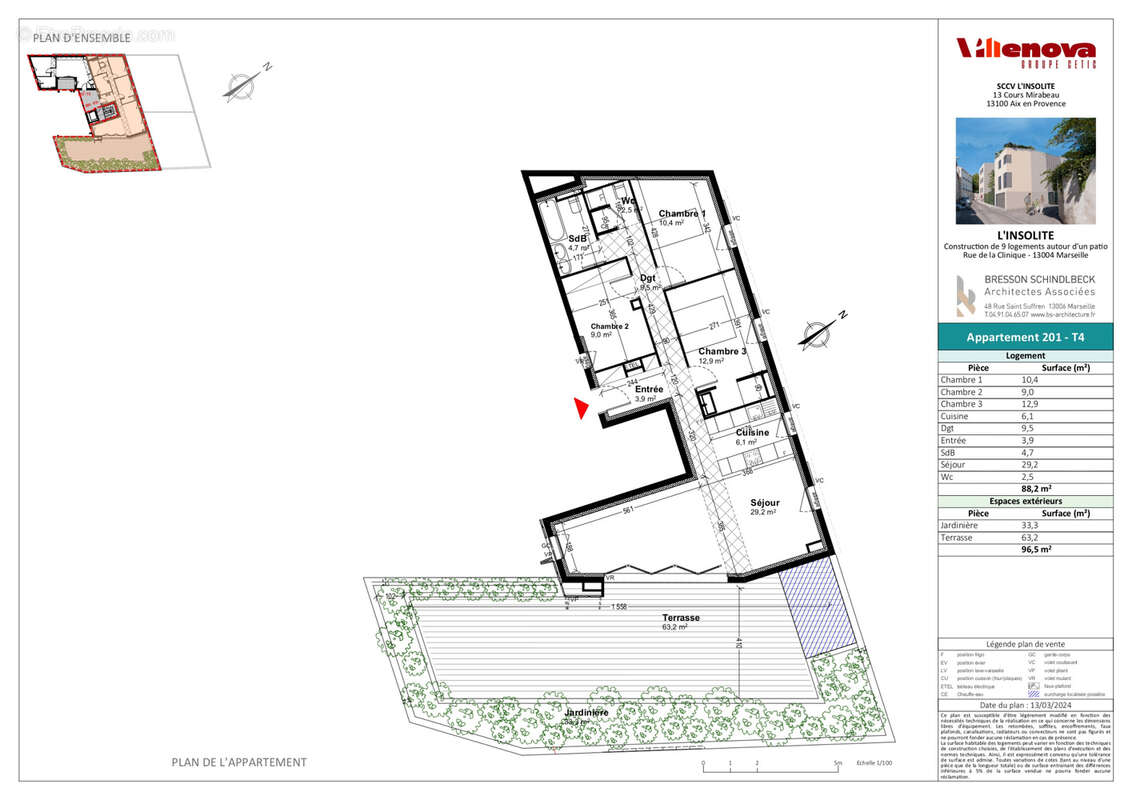 Appartement à MARSEILLE-4E
