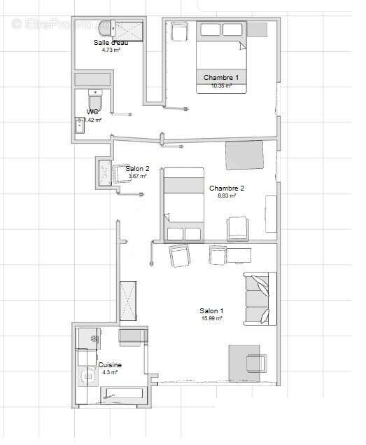 Appartement à PALAVAS-LES-FLOTS