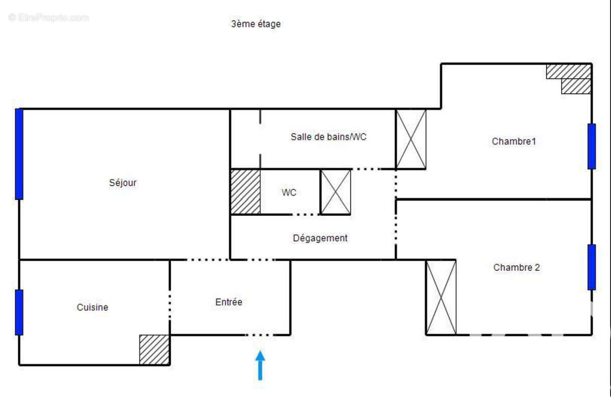 Photo 2 - Appartement à LEVALLOIS-PERRET