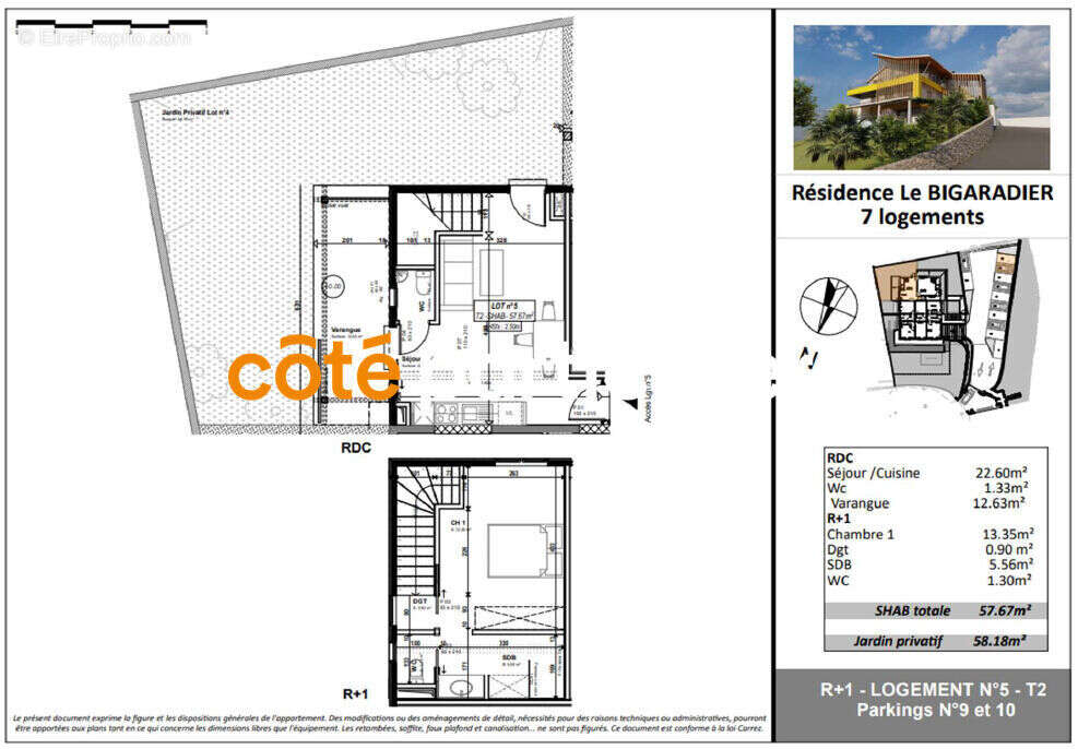 Appartement à SAINT-DENIS