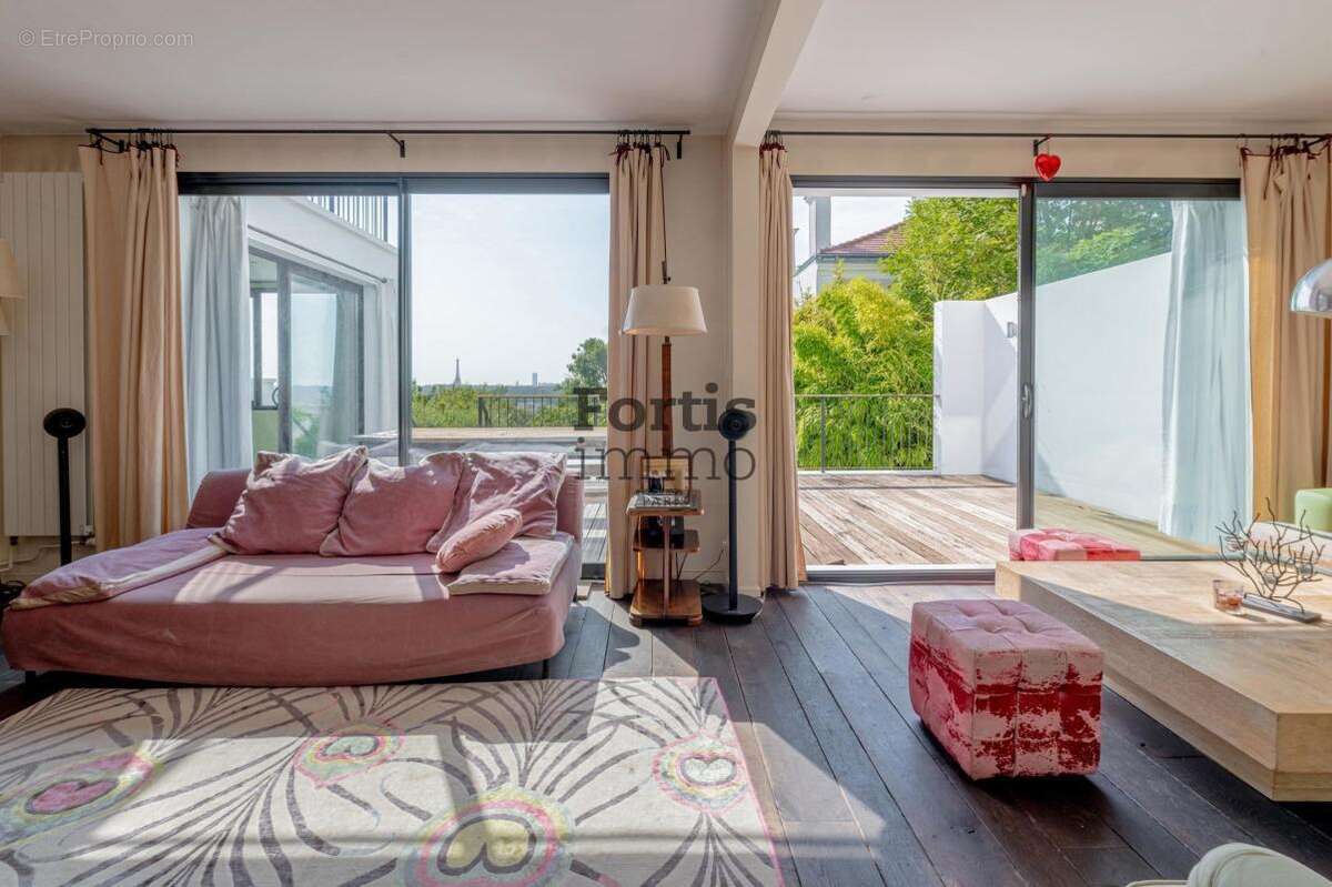 Suresnes - propriete contemporaine d'exception vue sur paris - photo 6