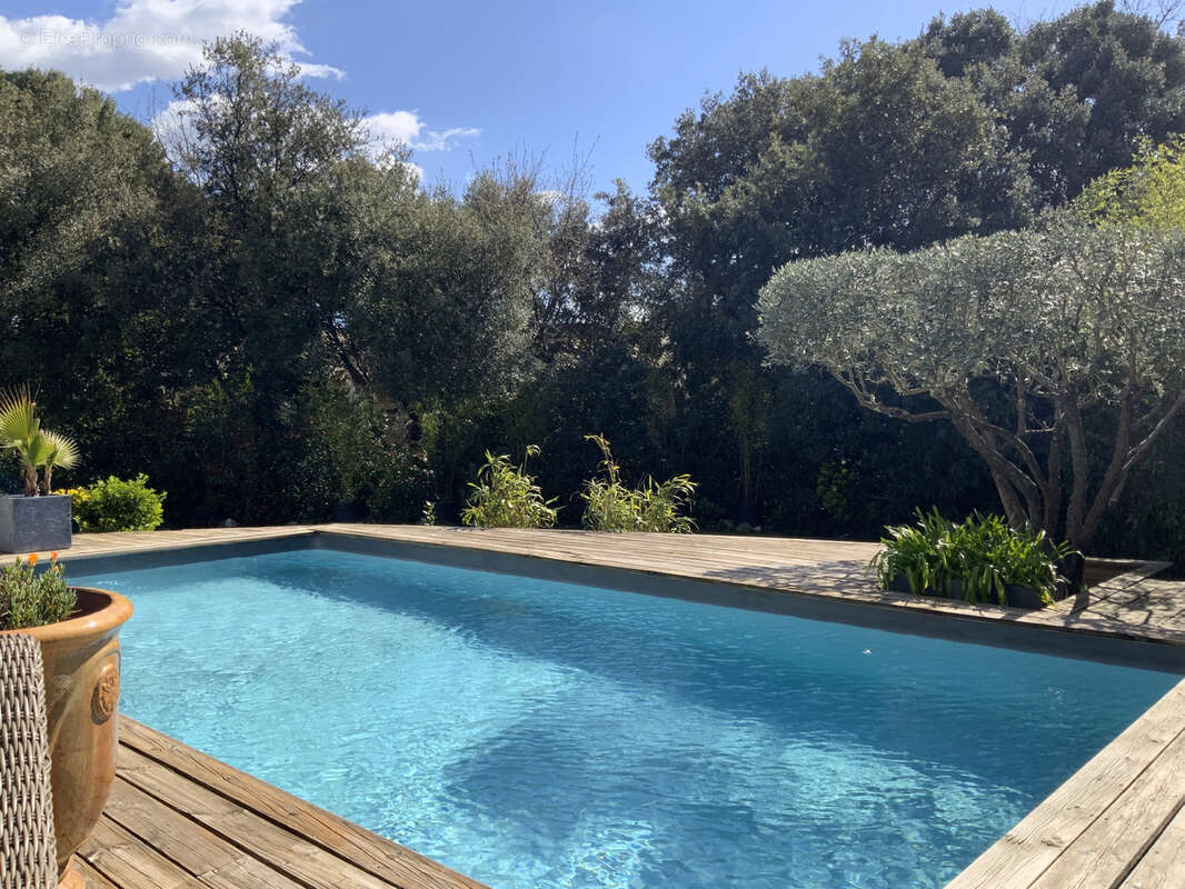 Villa de plain pied sur un magnifique terrain arboré avec piscine. - photo 4