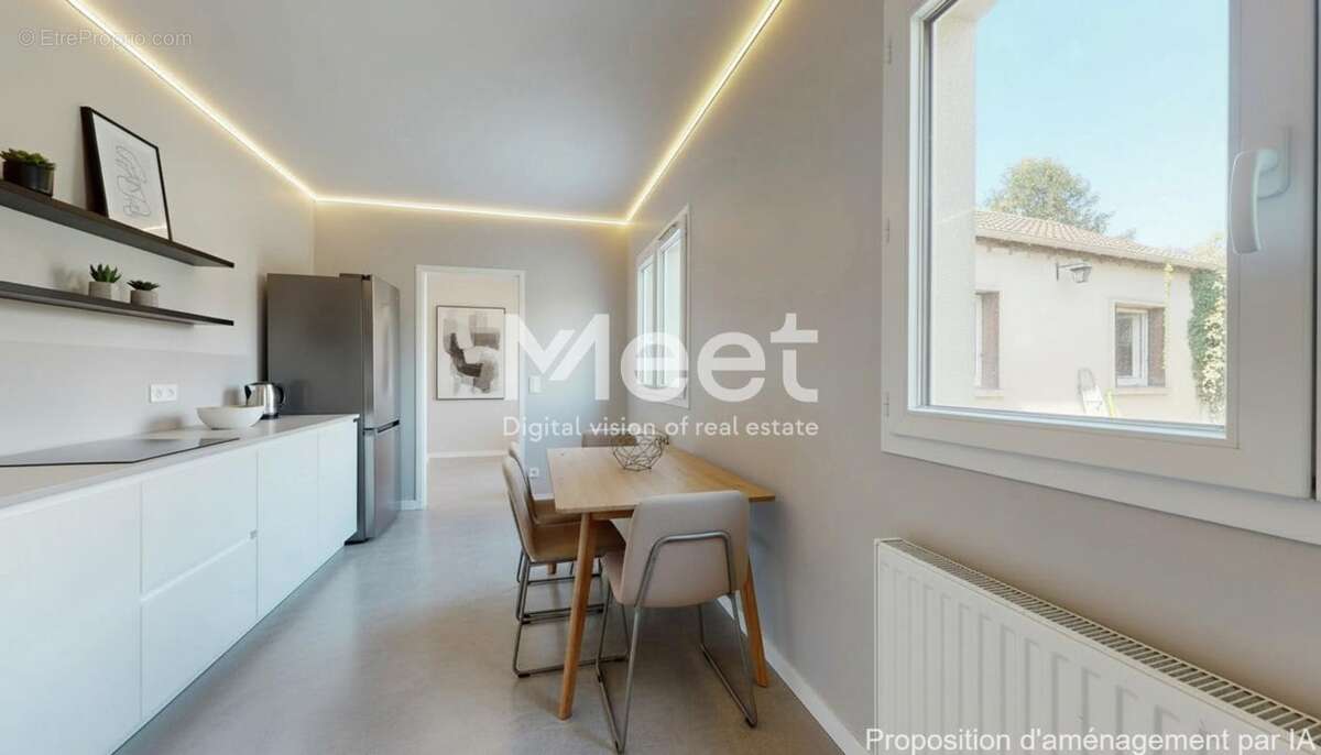 Vitry sur seine - côteau-malassis - maison 3 pièces de 65 m² avec jardin - proche metro - photo 3