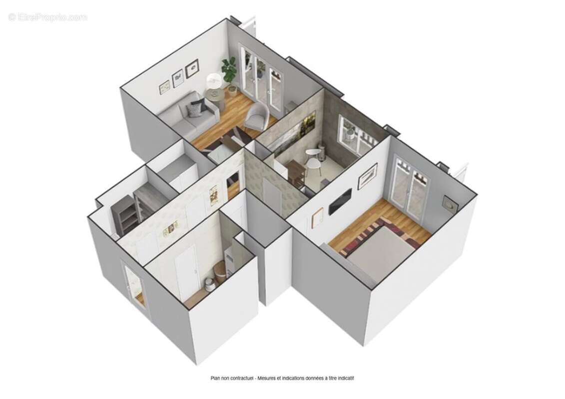 Appartement à MAGNY-LES-HAMEAUX