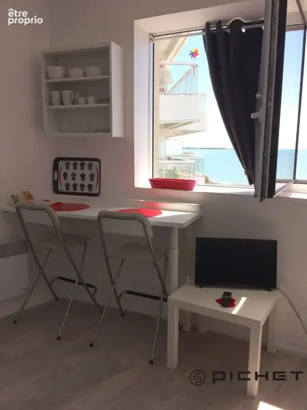La rochelle face a la mer studio meuble de 18.61m² ; - photo 11