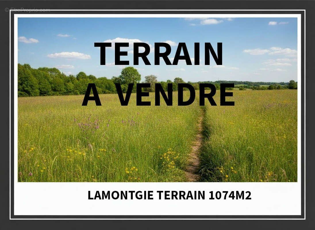 Terrain à LAMONTGIE