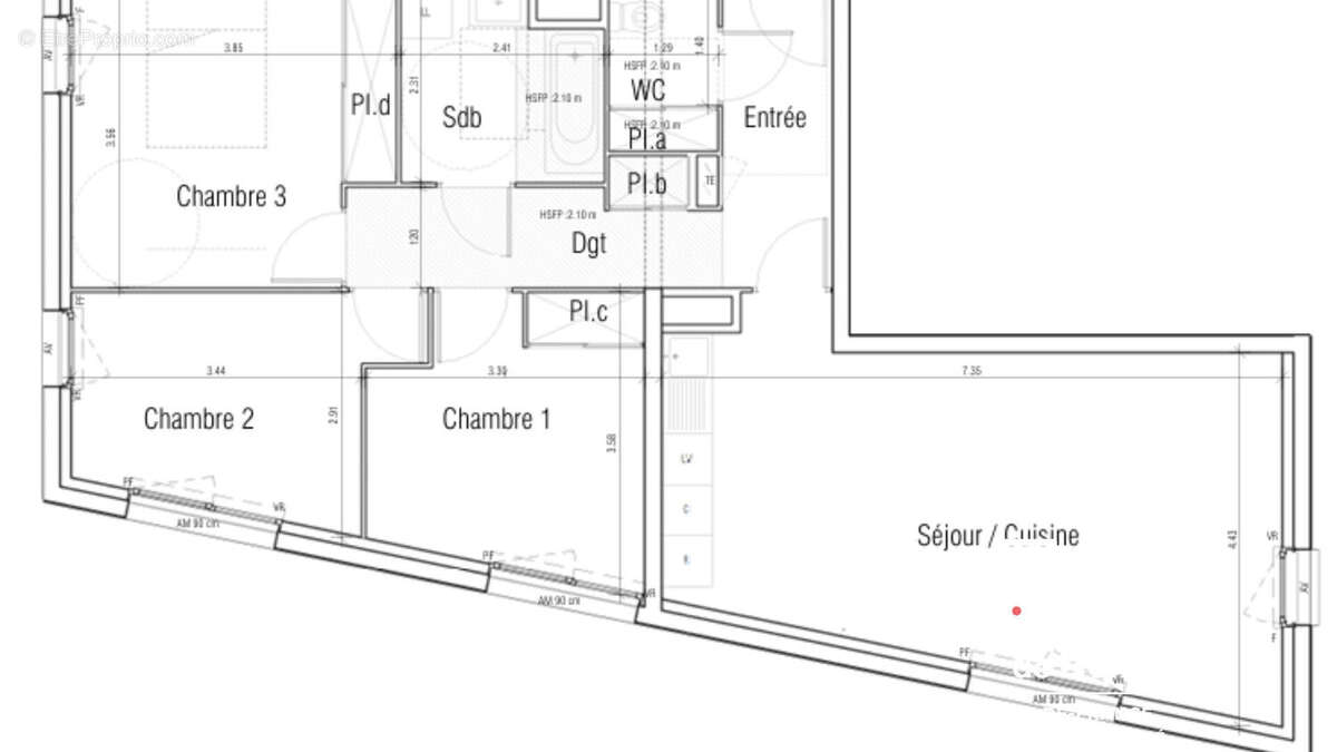Appartement à DUGNY