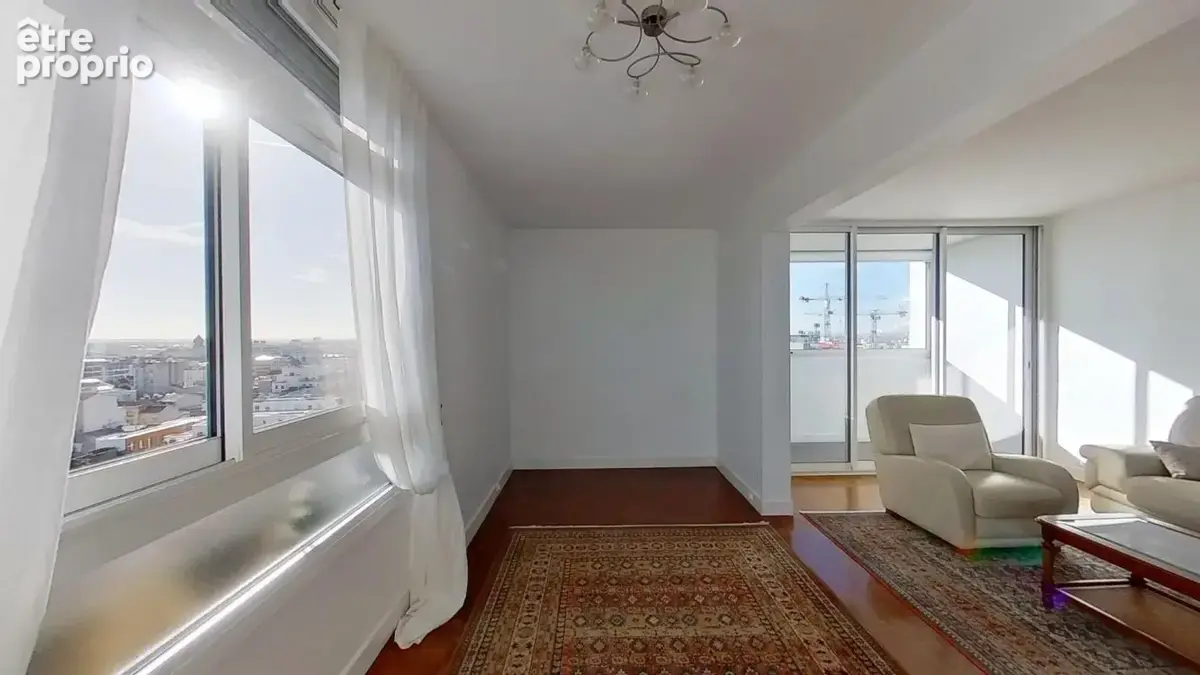 3/4 pièces –12e étage – Vue imprenable – Loggia – Quartier des Coutures - photo 9