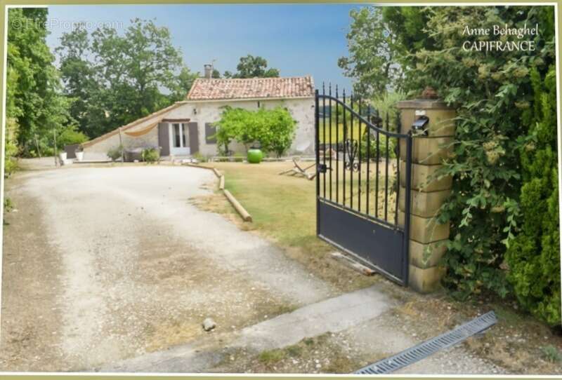 Entre Lectoure et Astaffort- Maison en pierre 5 pièces-127m2-  terrain 1526m2 - photo 2