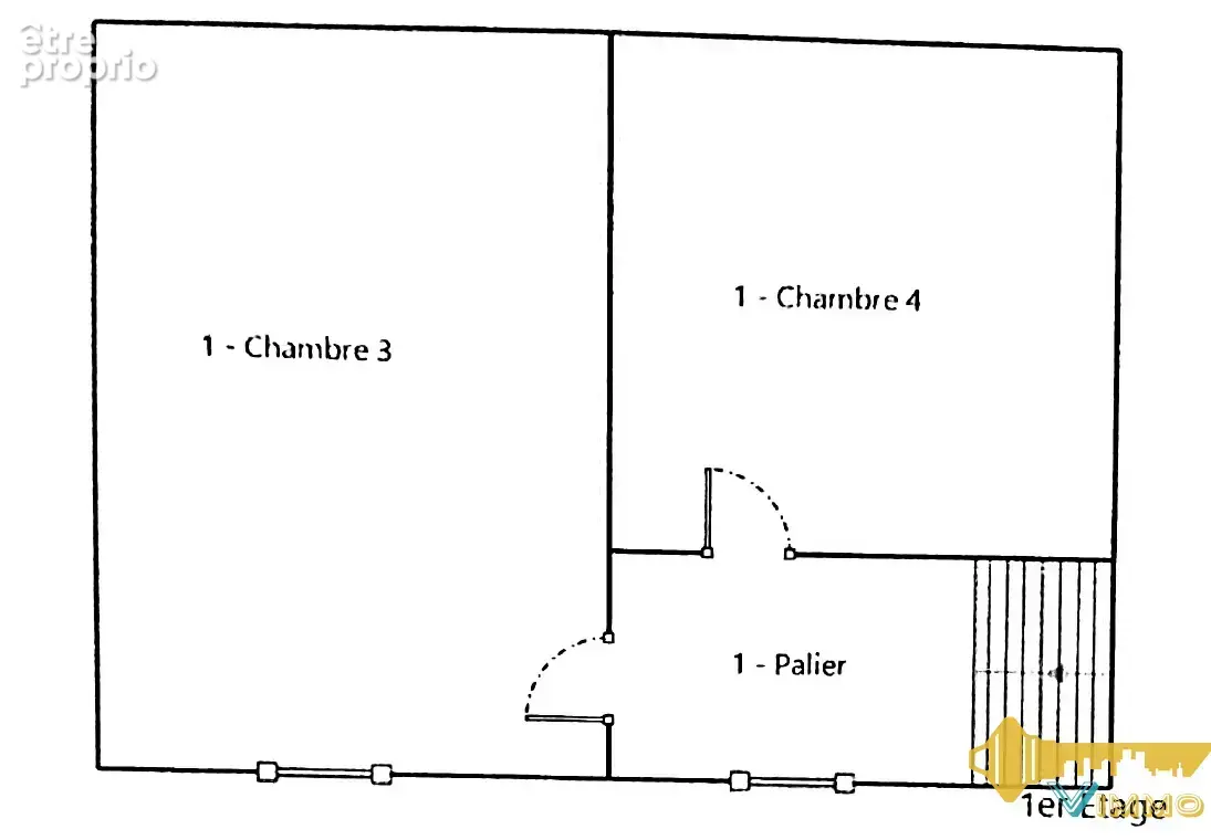 Deux maisons de ville - 7 chambres - vie de plain pied possible - salle d'eau pmr - accueil / locatifs / coloc - photo 18