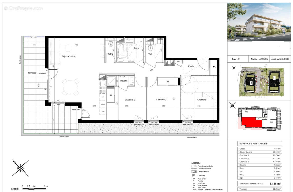 Appartement à THONON-LES-BAINS